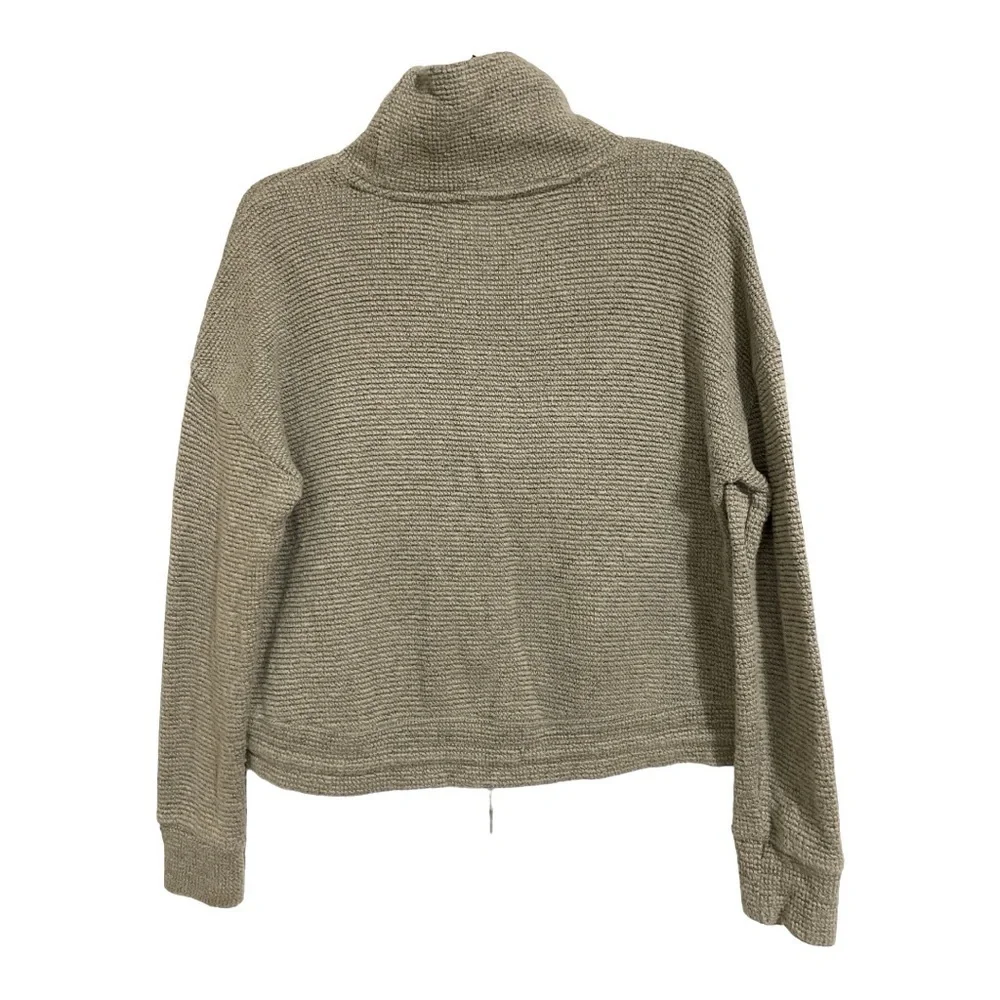 90 Degree by Reflex Olive Green Cowl Neck Sweater size L - Picture 5 of 12